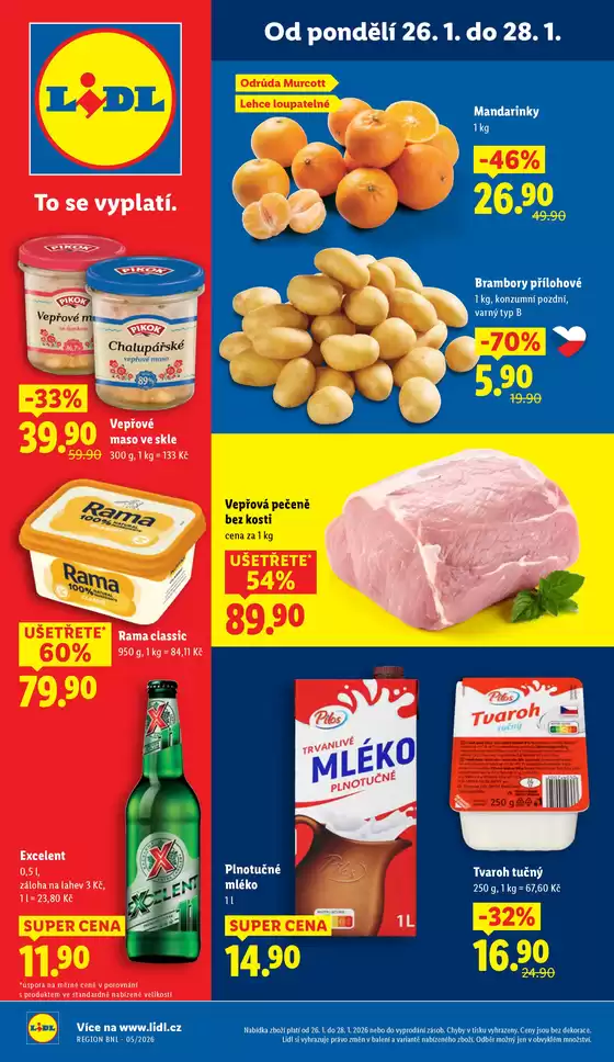 Lidl katalog v České Budějovice | Top nabídky pro šetrné zákazníky | 2026-01-22T00:00:00.000Z - 2026-02-01T00:00:00.000Z