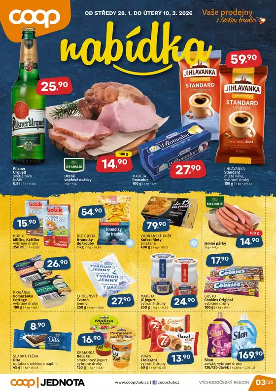 Coop katalog v Telč | Naše nejlepší výhodné nabídky | 2026-01-28T00:00:00.000Z - 2026-02-10T00:00:00.000Z