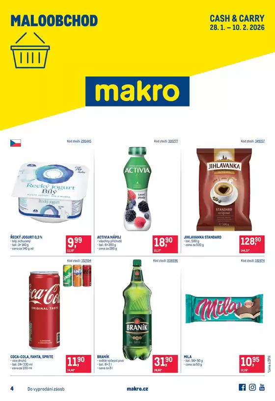 Makro katalog v Domažlice | Maloobchod | 2026-01-28T00:00:00.000Z - 2026-02-10T00:00:00.000Z
