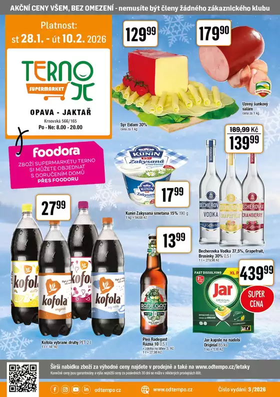 TEMPO katalog v Chomutov | Leták TERNO 28.1. - 10.2.2026 | 2026-01-28T00:00:00.000Z - 2026-02-10T00:00:00.000Z