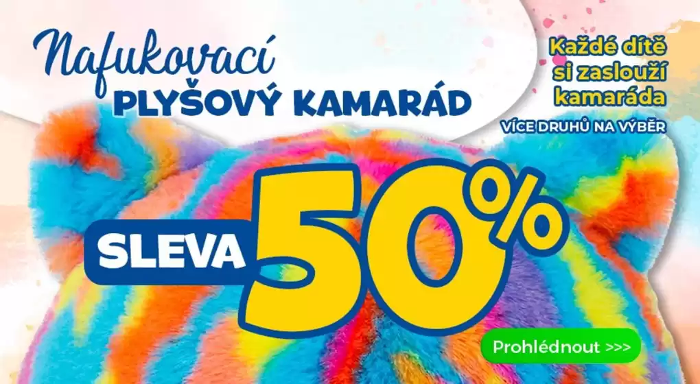 Sparkys katalog v Říčany | NAFUKOVACÍ PLYŠOVÝ KAMARÁD -50% | 2026-01-28T00:00:00.000Z - 2026-02-10T00:00:00.000Z