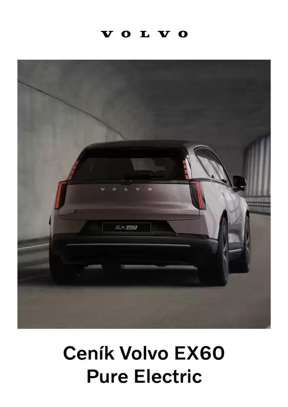 Volvo katalog v Olomouc | Volvo EX60 Pure Electric | 2026-01-28T00:00:00.000Z - 2026-07-31T00:00:00.000Z