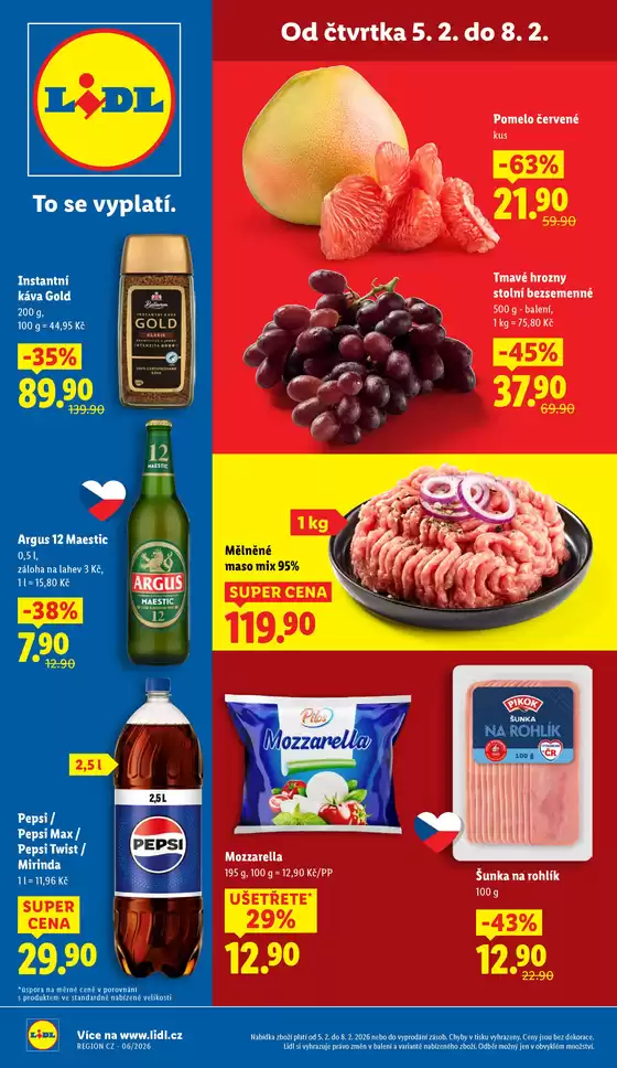 Lidl katalog v Prachatice | Top nabídky a slevy | 2026-01-29T00:00:00.000Z - 2026-02-08T00:00:00.000Z