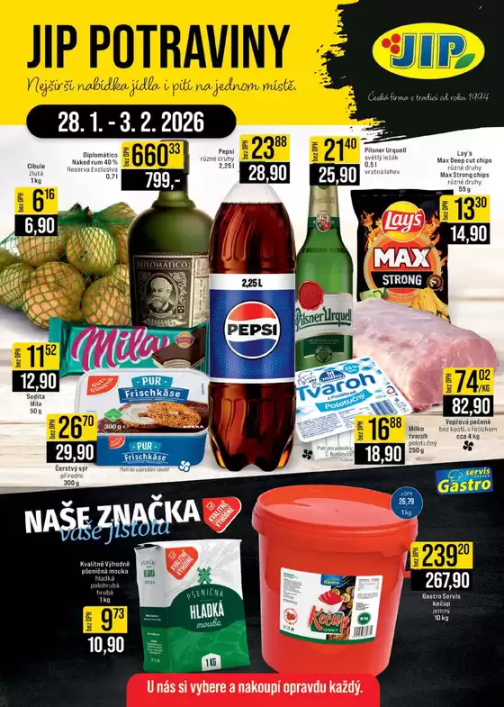 Jip katalog v Mělník | Akční leták JIP potraviny | 2026-01-30T00:00:00.000Z - 2026-02-03T00:00:00.000Z
