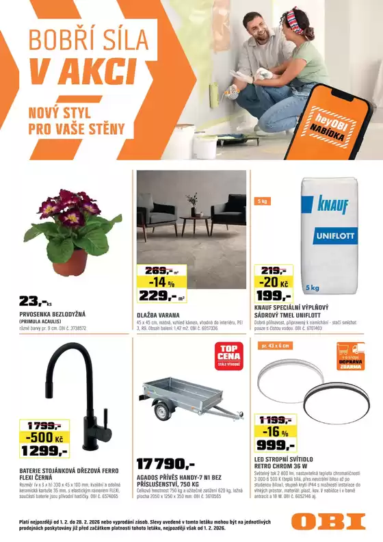 OBI katalog v Frýdek-Místek | OBI Nabídky! | 2026-02-02T00:00:00.000Z - 2026-02-28T00:00:00.000Z