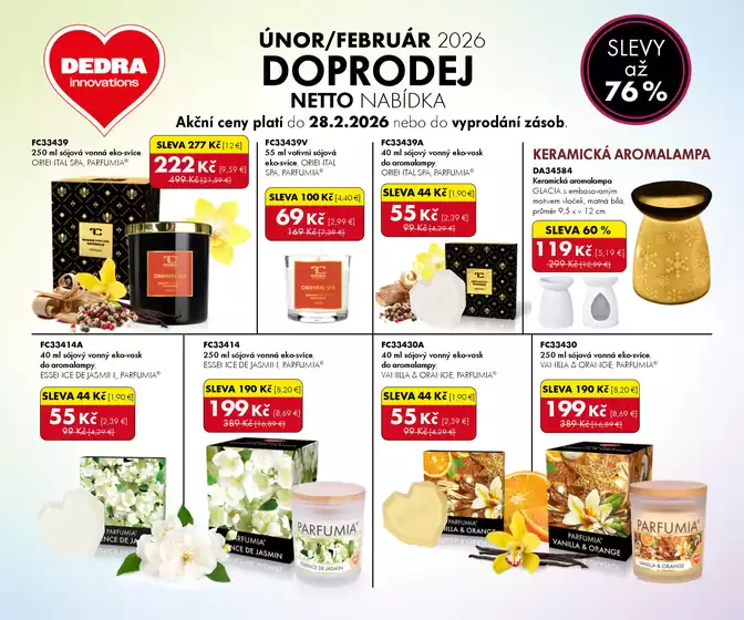 Dedra katalog | Leták doprodej Únor 2026 | 2026-02-02T00:00:00.000Z - 2026-02-28T00:00:00.000Z