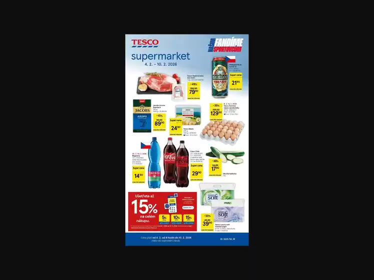 Tesco katalog v Šumperk | Skvělé slevy na vybrané produkty | 2026-02-04T00:00:00.000Z - 2026-02-10T00:00:00.000Z
