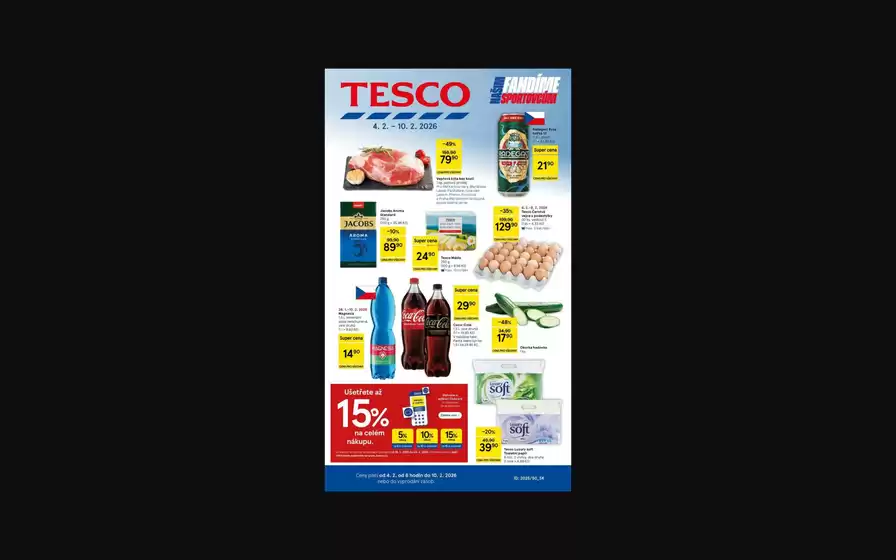 Tesco katalog v Šumperk | Atraktivní speciální nabídky pro všechny | 2026-02-04T00:00:00.000Z - 2026-02-10T00:00:00.000Z