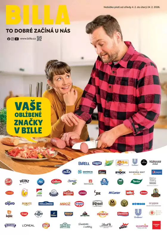 Billa katalog v Nový Jičín | Billa Katalog Vaše oblíbené značky | 2026-02-04T00:00:00.000Z - 2026-02-24T00:00:00.000Z