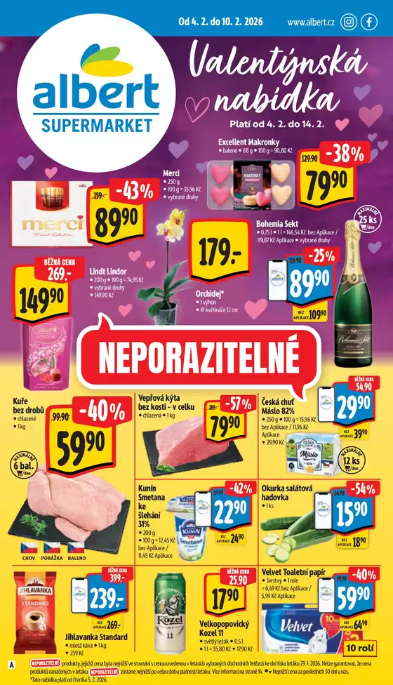 Albert katalog v Benešov | Albert Supermarket leták 04.02 - 10.02.2026 | 2026-02-04T00:00:00.000Z - 2026-02-10T00:00:00.000Z