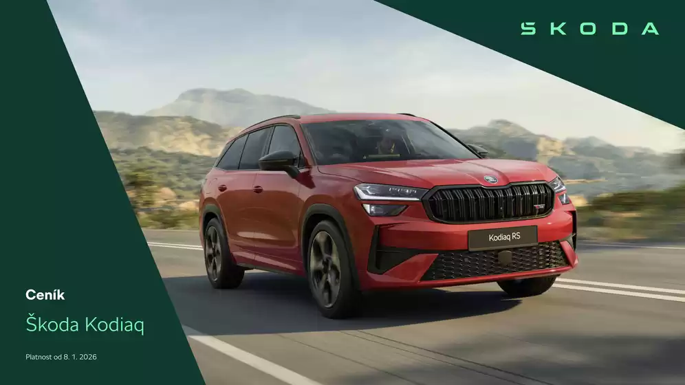 Škoda katalog v Ústí nad Labem | Ceník Kodiaq | 2026-01-08T00:00:00.000Z - 2026-07-31T00:00:00.000Z