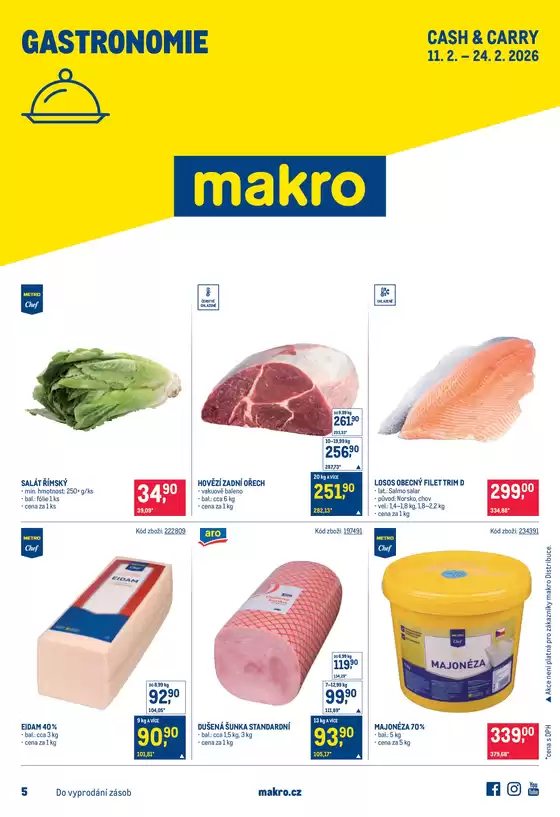 Makro katalog v Rakovník | Gastronomie | 2026-02-11T00:00:00.000Z - 2026-02-24T00:00:00.000Z