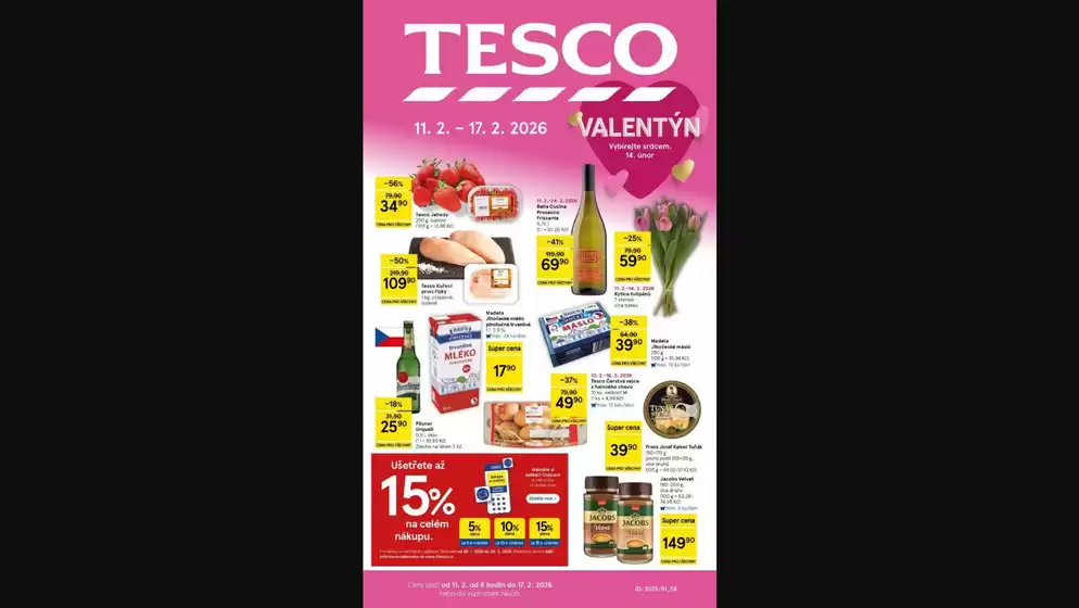 Tesco katalog v Brno | katalogy hyper Tesco | 2026-02-11T00:00:00.000Z - 2026-02-17T00:00:00.000Z