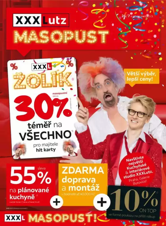 XXXLutz katalog v Karlovy Vary | Sleva 30 téměř na všechno | 2026-02-09T00:00:00.000Z - 2026-02-22T00:00:00.000Z
