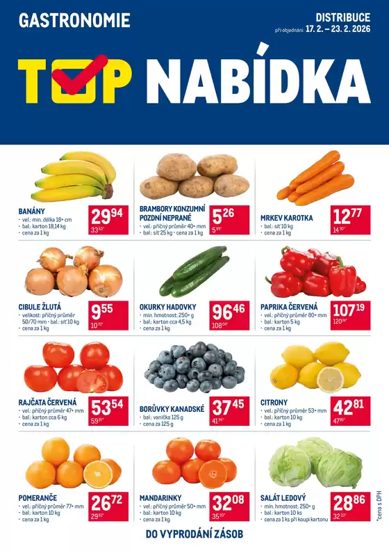 Makro katalog v Chrudim | TOP ovoce a zelenina - HoReCa distribuce | 2026-02-17T00:00:00.000Z - 2026-02-23T00:00:00.000Z