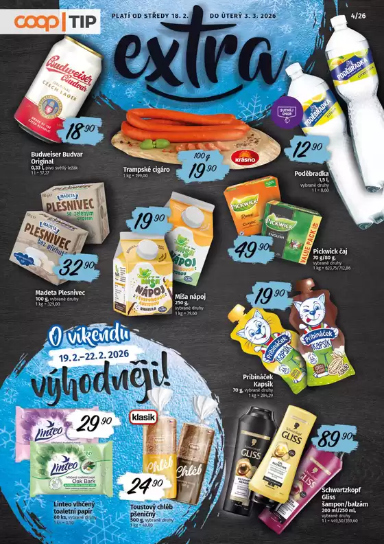 Coop katalog v Brno | Atraktivní speciální nabídky pro všechny | 2026-02-18T00:00:00.000Z - 2026-03-03T00:00:00.000Z