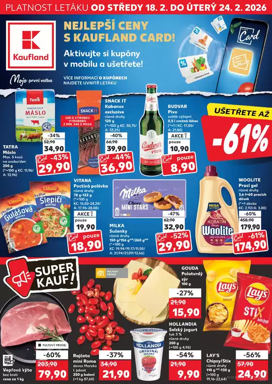 Kaufland katalog v Brno | Kaufland leták | 2026-02-18T00:00:00.000Z - 2026-02-24T00:00:00.000Z