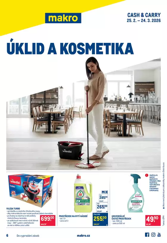 Makro katalog v Česká Třebová | Úklid a kosmetika | 2026-02-25T00:00:00.000Z - 2026-03-24T00:00:00.000Z