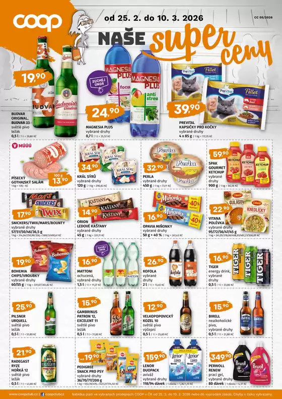 Coop katalog | Ušetřete nyní s našimi nabídkami | 2026-02-25T00:00:00.000Z - 2026-03-10T00:00:00.000Z