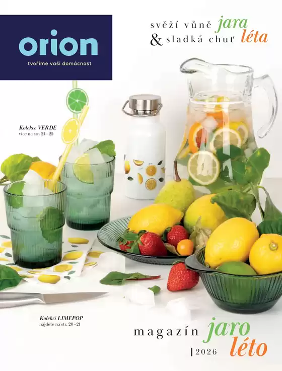 Orion katalog v Jihlava | Svěží vůně jara & sladká chuť léta | 2026-03-09T00:00:00.000Z - 2026-08-31T00:00:00.000Z