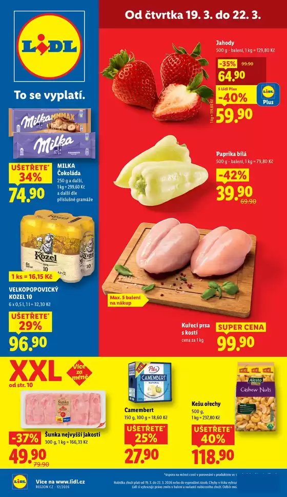 Lidl katalog v Prostějov | Exkluzivní výhodné nabídky | 2026-03-12T00:00:00.000Z - 2026-03-22T00:00:00.000Z