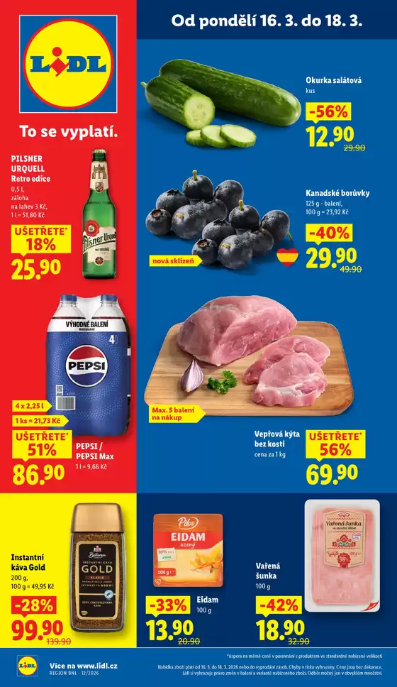 Lidl katalog v Prostějov | Skvělé slevy na vybrané produkty | 2026-03-12T00:00:00.000Z - 2026-03-22T00:00:00.000Z
