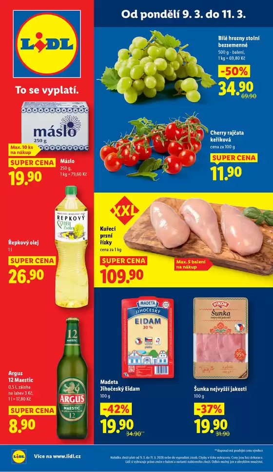Lidl katalog v Prostějov | Akční leták OD PONDĚLÍ | 2026-03-05T00:00:00.000Z - 2026-03-15T00:00:00.000Z