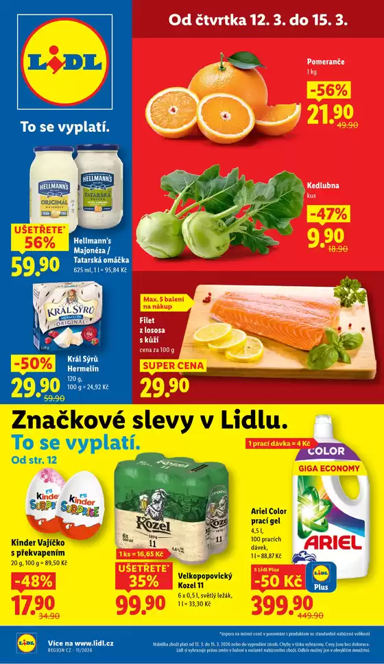 Lidl katalog v Olomouc | Akční leták OD ČTVRTKA | 2026-03-05T00:00:00.000Z - 2026-03-15T00:00:00.000Z