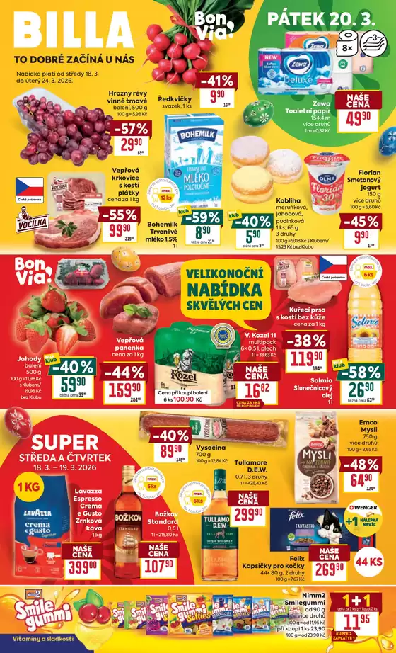 Billa katalog v Jaroměř | Billa Malý leták | 2026-03-11T00:00:00.000Z - 2026-03-17T00:00:00.000Z