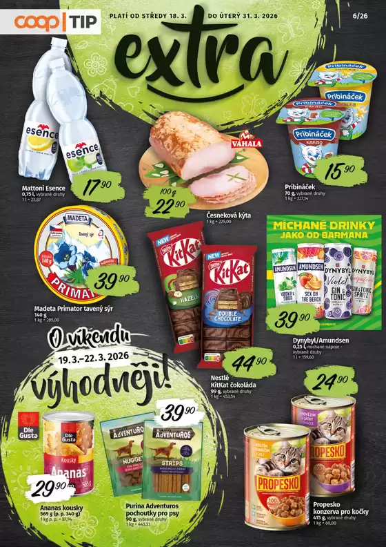 Coop katalog v Zábřeh | Aktuální nabídky a slevy | 2026-03-18T00:00:00.000Z - 2026-03-31T00:00:00.000Z
