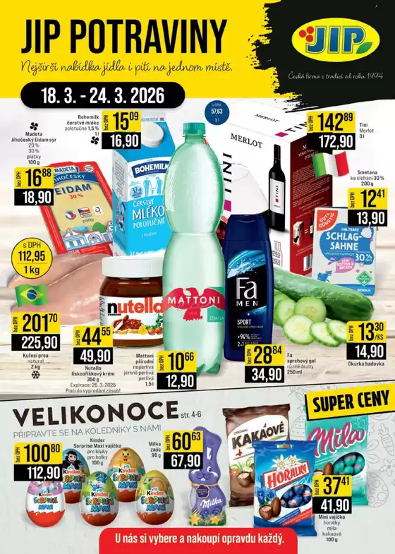 Jip katalog v Zábřeh | Exkluzivní výhodné nabídky | 2026-03-18T00:00:00.000Z - 2026-03-24T00:00:00.000Z
