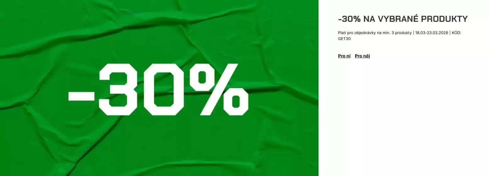 Cropp katalog v Prostějov | -30% NA VYBRANÉ PRODUKTY | 2026-03-18T00:00:00.000Z - 2026-03-23T00:00:00.000Z