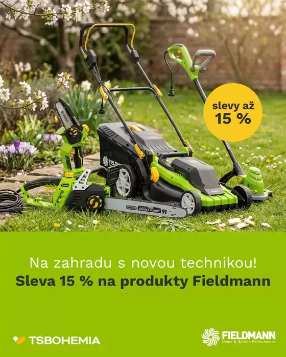 T.S. Bohemia katalog v Mariánské Lázně | Sleva 15% na produkty Fieldmann | 2026-03-18T00:00:00.000Z - 2026-03-31T00:00:00.000Z