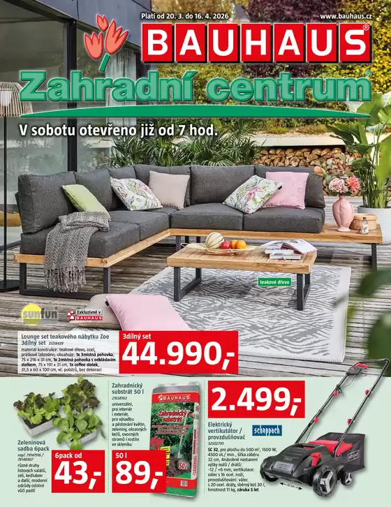 Bauhaus katalog v Veselí nad Moravou | Atraktivní speciální nabídky pro všechny | 2026-03-20T00:00:00.000Z - 2026-04-16T00:00:00.000Z