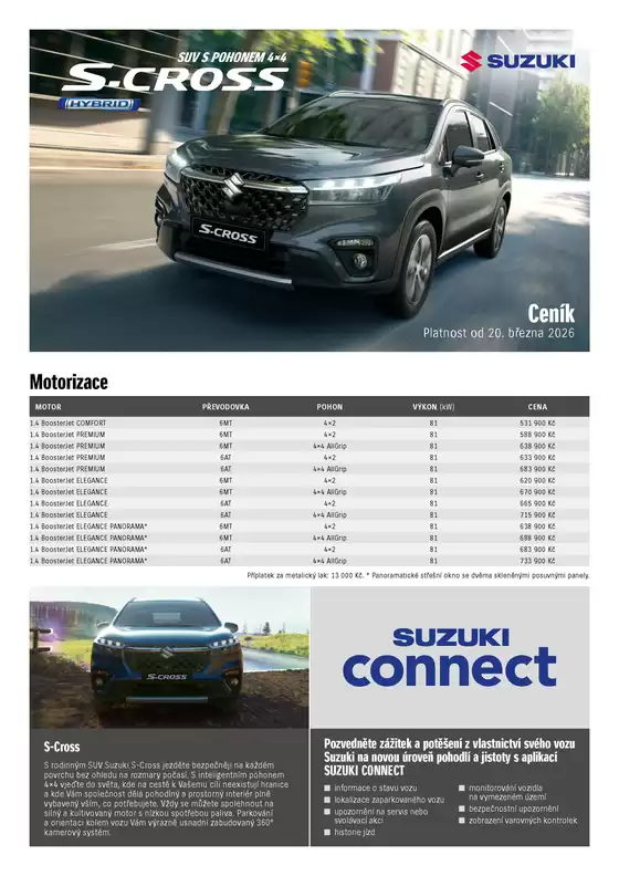 Suzuki katalog v Olomouc | Suzuki S-CROSS | 2026-03-21T00:00:00.000Z - 2026-04-04T00:00:00.000Z