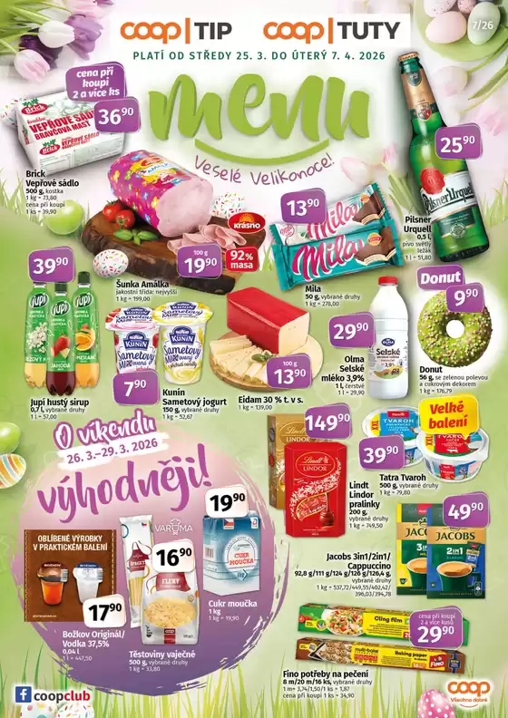 Coop katalog v Vysoké Mýto | Top nabídky pro všechny zákazníky | 2026-03-25T00:00:00.000Z - 2026-04-07T00:00:00.000Z