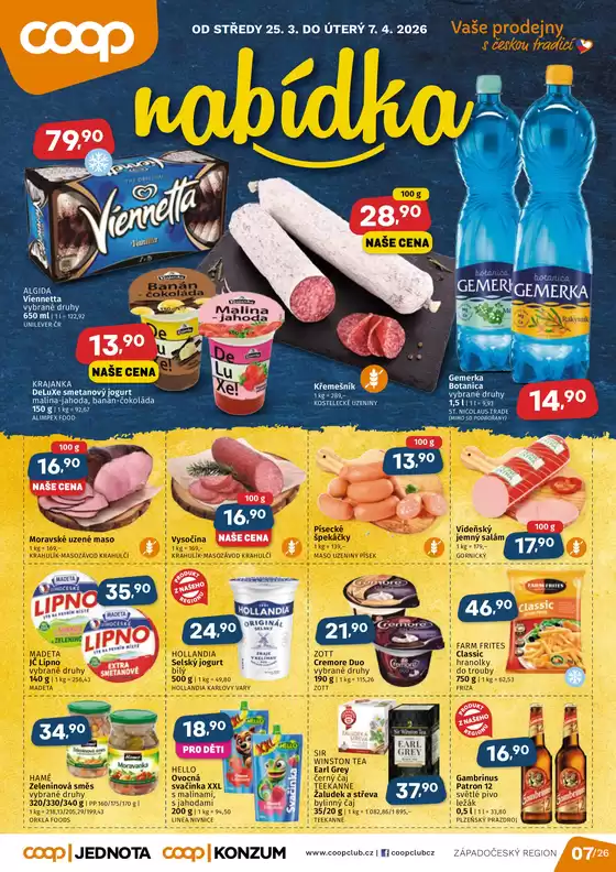 Coop katalog v Vysoké Mýto | Aktuální speciální akce | 2026-03-25T00:00:00.000Z - 2026-04-07T00:00:00.000Z