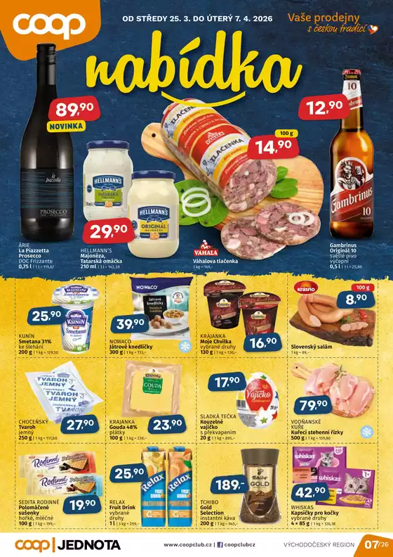Coop katalog v Vysoké Mýto | Nové nabídky k objevování | 2026-03-25T00:00:00.000Z - 2026-04-07T00:00:00.000Z