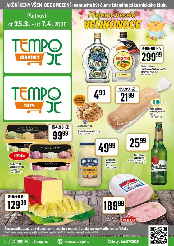 TEMPO katalog v Havířov | Leták TUTY 25.3. - 7.4.2026 | 2026-03-25T00:00:00.000Z - 2026-04-07T00:00:00.000Z