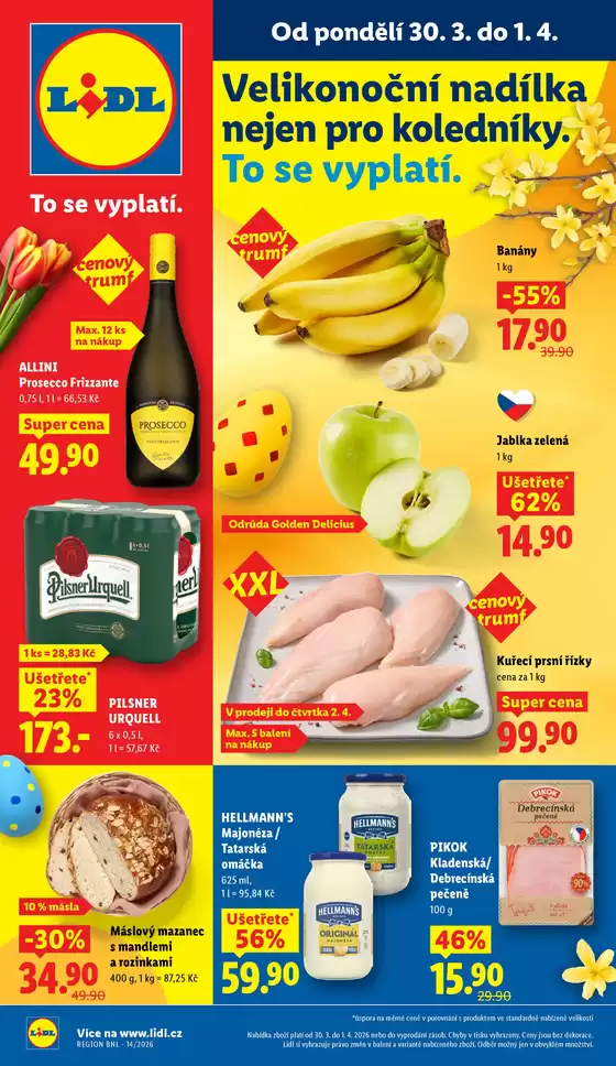 Lidl katalog v Chrudim | 30. 3. - 1. 4. 2026 | 2026-03-30T00:00:00.000Z - 2026-04-05T00:00:00.000Z