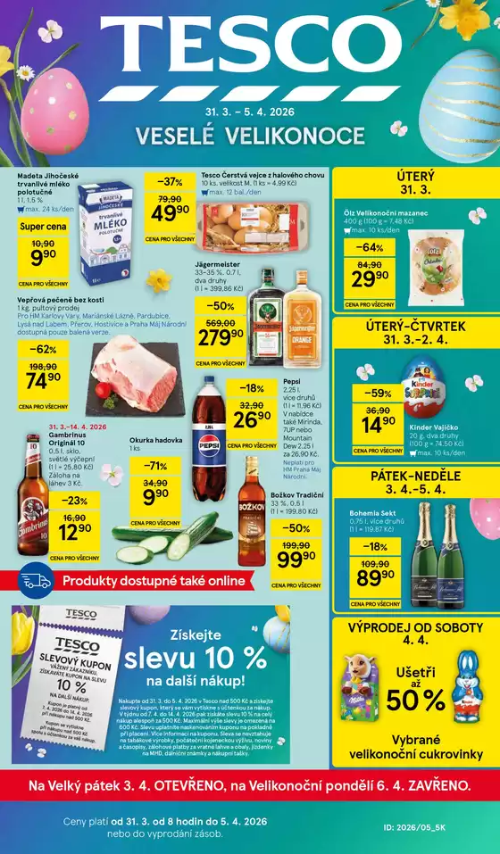 Tesco katalog v Děčín | tesco letak-2026-03-31 | 2026-03-31T00:00:00.000Z - 2026-04-05T00:00:00.000Z