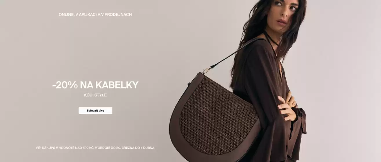 MOHITO katalog v Jihlava | -20% NA KABELKY | 2026-03-31T00:00:00.000Z - 2026-04-01T00:00:00.000Z