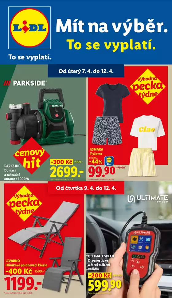 Lidl katalog v Praha | 7. 4. - 12. 4. 2026 | 2026-04-07T00:00:00.000Z - 2026-04-12T00:00:00.000Z