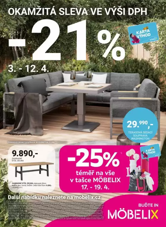 Möbelix katalog v Ostrava | Skvělé slevy na vybrané produkty | 2024-06-30T00:00:00.000Z - 2026-12-31T00:00:00.000Z
