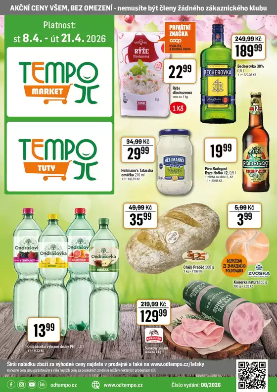 TEMPO katalog | Leták TEMPO market 8.4. - 21.4.2026 | 2026-04-08T00:00:00.000Z - 2026-04-21T00:00:00.000Z