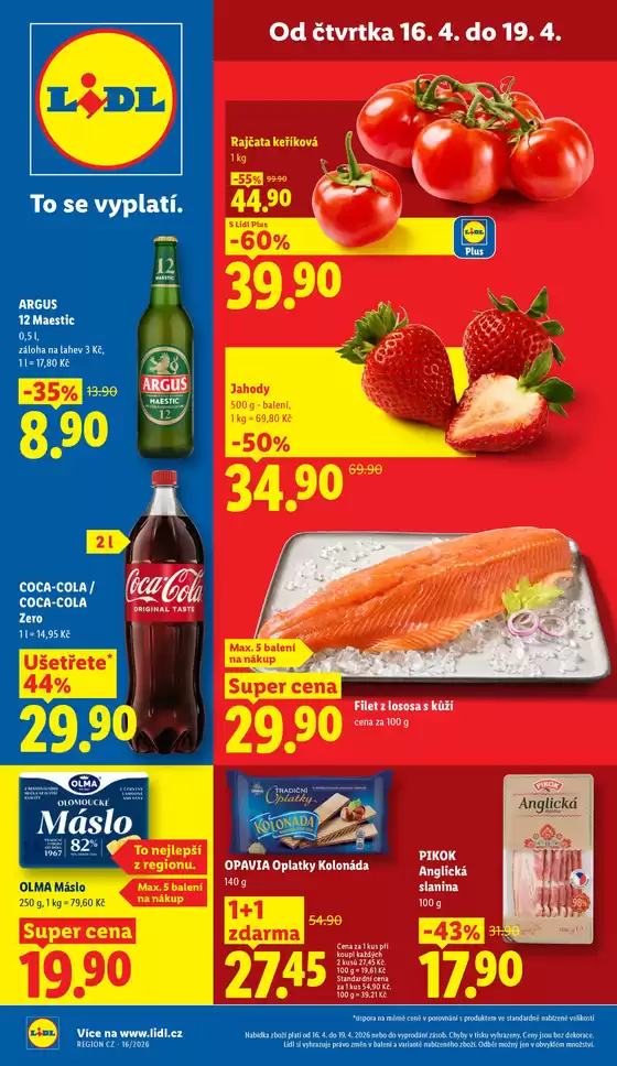 Lidl katalog v Kaplice | 16. 4. - 19. 4. 2026 | 2026-04-16T00:00:00.000Z - 2026-04-19T00:00:00.000Z