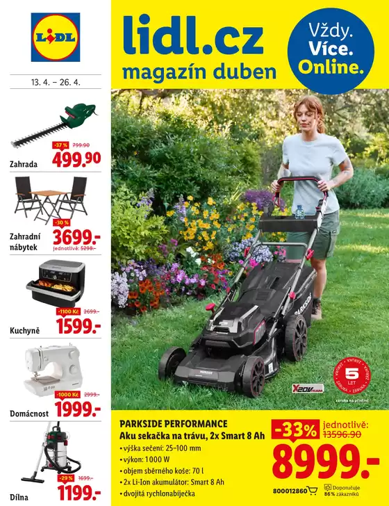 Lidl katalog v Kaplice | 13. 4. - 26. 4. 2026 | 2026-04-13T00:00:00.000Z - 2026-04-26T00:00:00.000Z