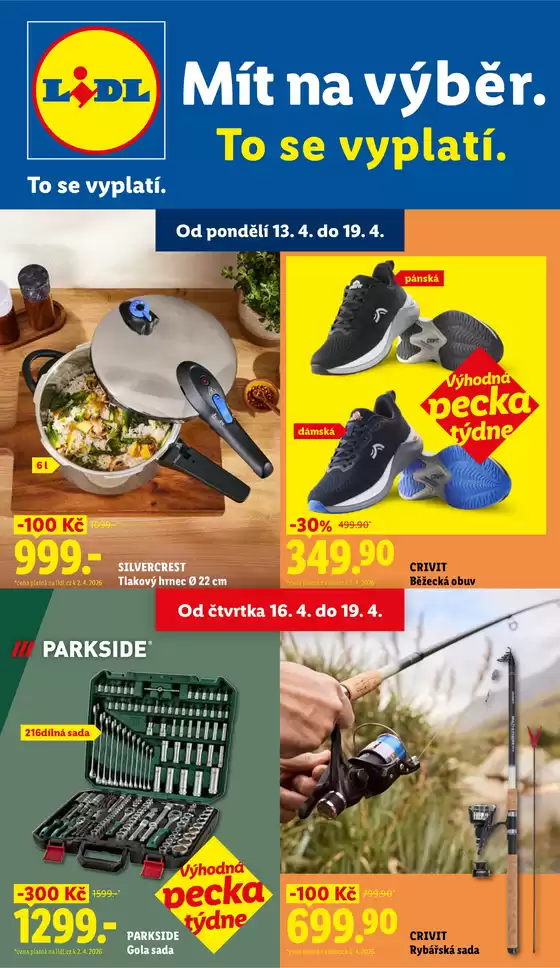 Lidl katalog v Kaplice | 13. 4. - 19. 4. 2026 | 2026-04-13T00:00:00.000Z - 2026-04-19T00:00:00.000Z