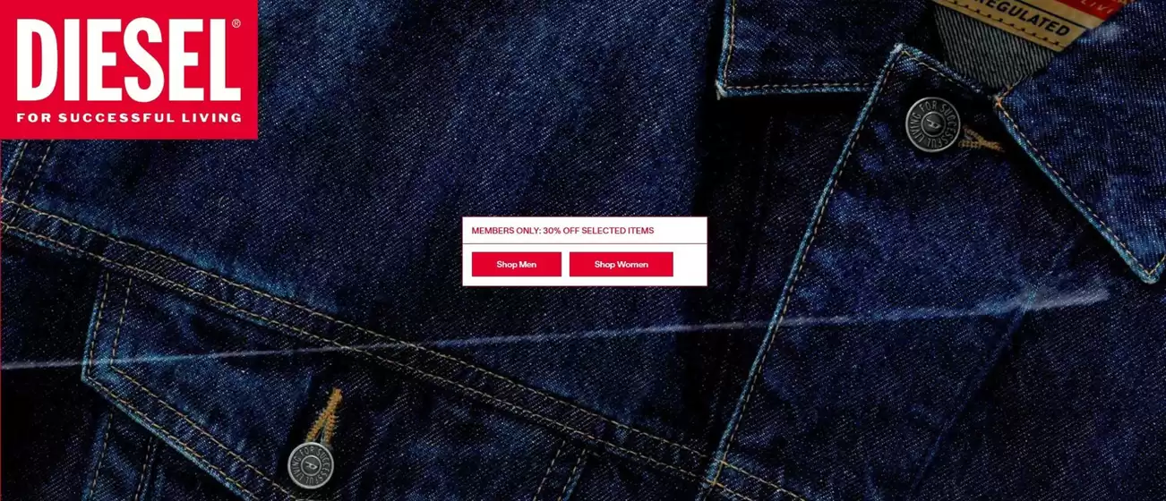 Diesel katalog v Liberec | MEMBERS ONLY: 30% OFF SELECTED ITEMS | 2026-04-14T00:00:00.000Z - 2026-05-03T00:00:00.000Z