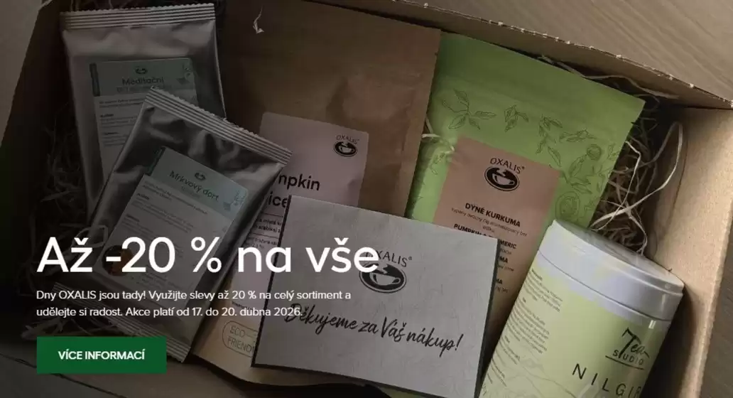 Oxalis katalog v Praha | Až-20% na vše | 2026-04-17T00:00:00.000Z - 2026-04-20T00:00:00.000Z